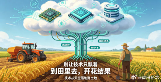 给科技圈的一句真心话
别让技术只飘在概念里
算法、自动化、大数据
农田正是最好的试验场。

芯片迭代飞速
粮食却一季一熟
技术很重要 
但千万记住
断电之后
人依旧要吃饭

小登要投降吗？

#光模块龙头直线拉升# ​