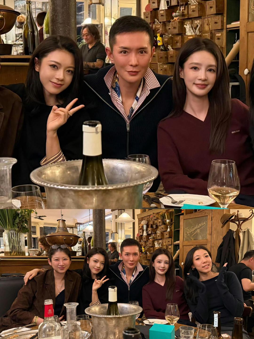 明星们的巴黎聚餐：

1.刘诗诗、杨紫、陈妍希

2.赵今麦、刘冲、李沁

[团圆时刻][团圆时刻][团圆时刻] ​