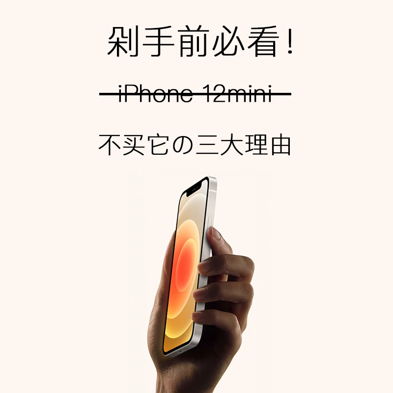 剁手前必看！不买12mini的3️⃣大原因