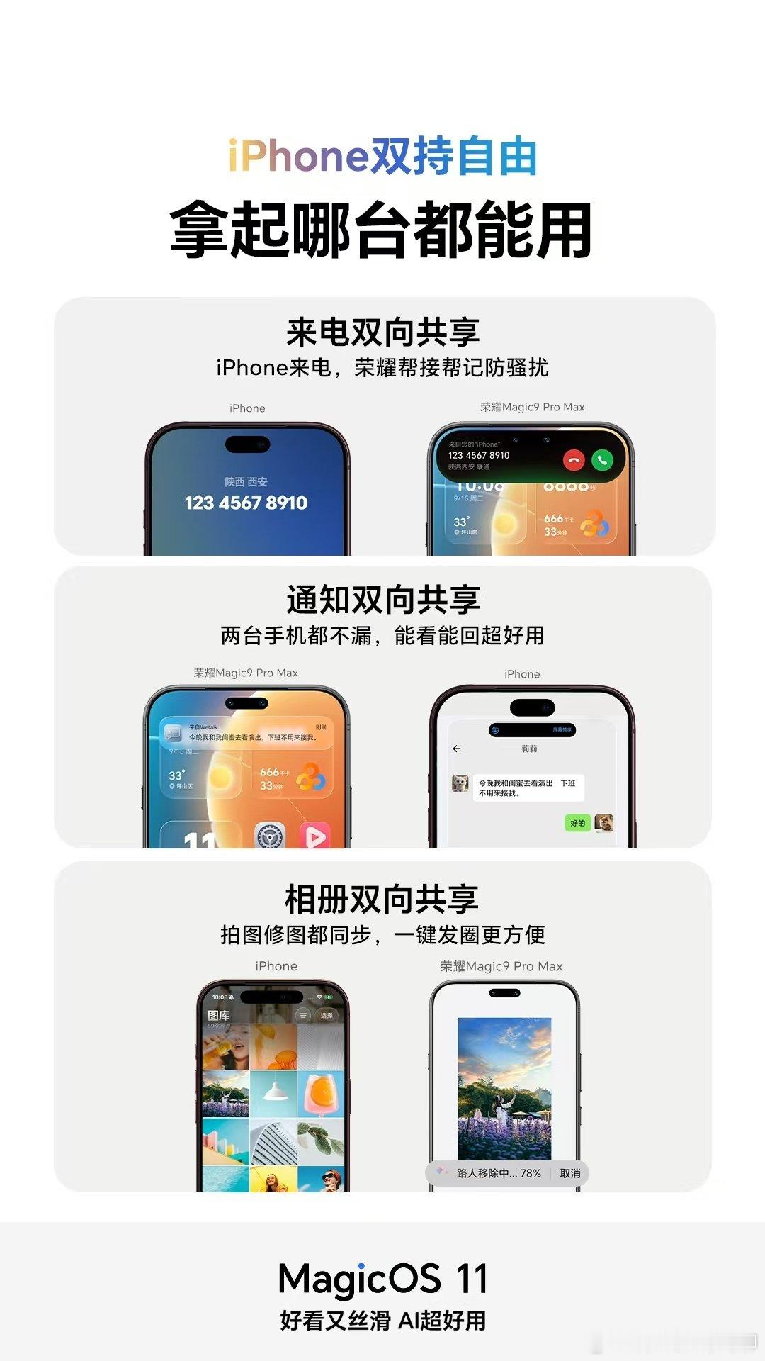 #荣耀[超话]#magicos11# 荣耀正式发布！#荣耀Magic9#系列即将首发搭载。安卓首个液态玻璃有多好看？系统是否真的更流畅更丝滑了？多张图快速带你get。 ​