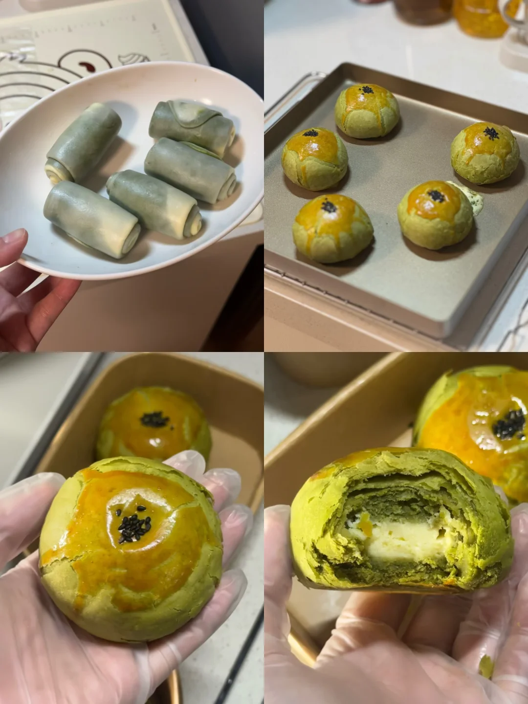 抹茶奶酪酥（超详细教程要点）