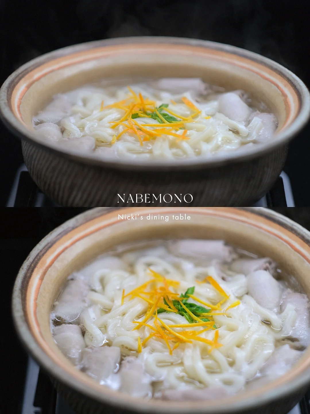 日式萝卜猪肉卷柚子锅，满口鲜甜…