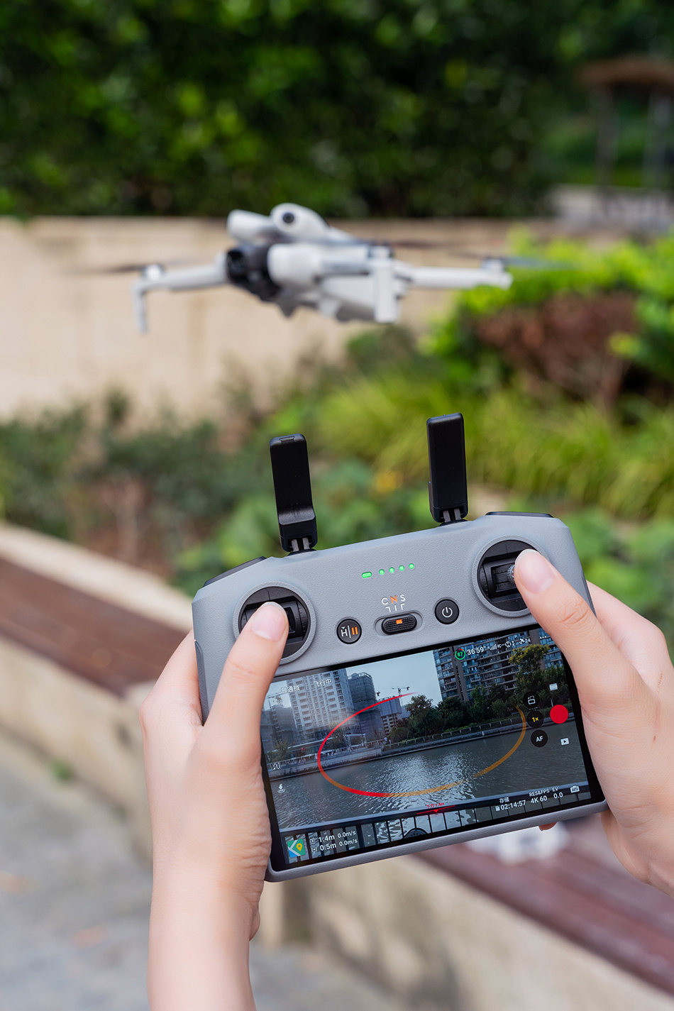 大疆djimini4pro无人机体验小白新手又怎样出片特简单大疆d