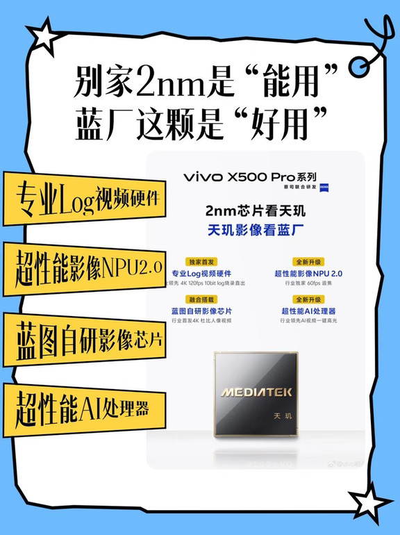 别家2nm是“能用”，蓝厂这颗是“好用”