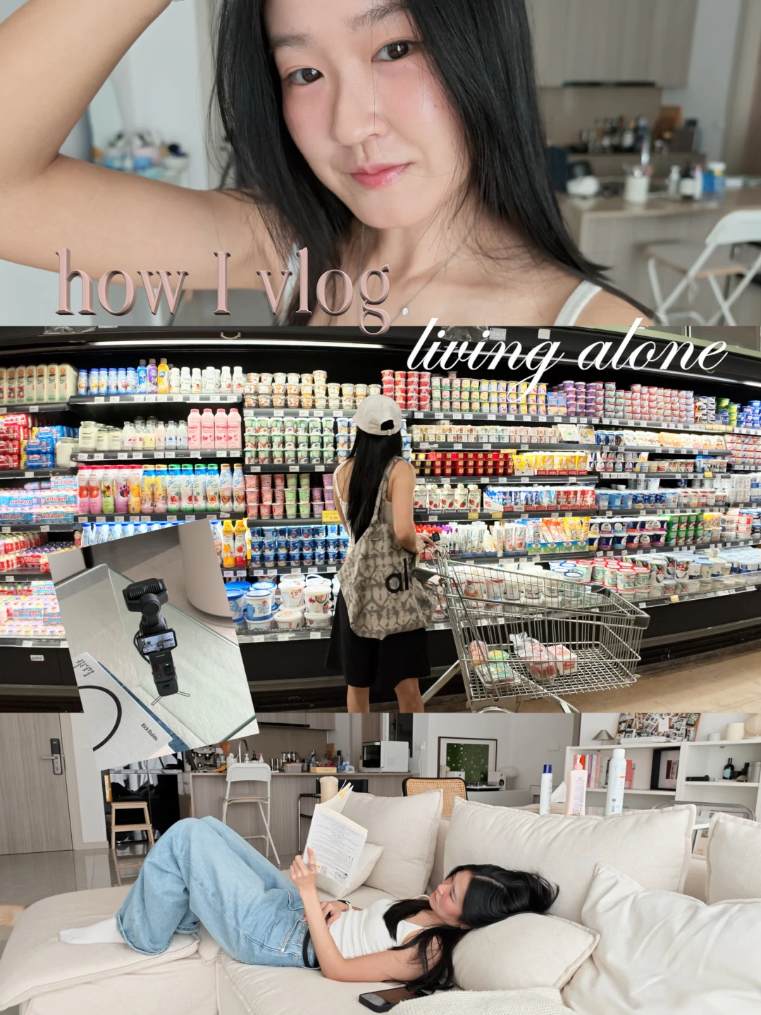 独居vlog :) 一个人怎么拍？