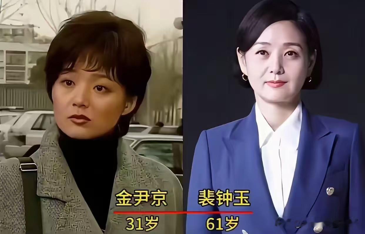 从青春洋溢的明朗少女，到如今气场全开的优雅女王。十八岁的金秀京用纯真笑容治愈了荧幕，四十八岁的金喜善依然在岁月中从容绽放。经典爱情剧里的悲欢离合仿佛就在昨天。时光偏爱，美人如初，她活成了无数观众心中不朽的传奇。