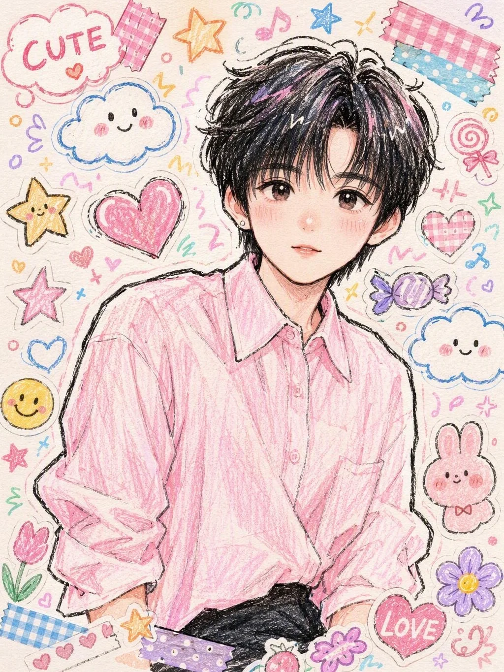 谁能拒绝这个粉色然然💓