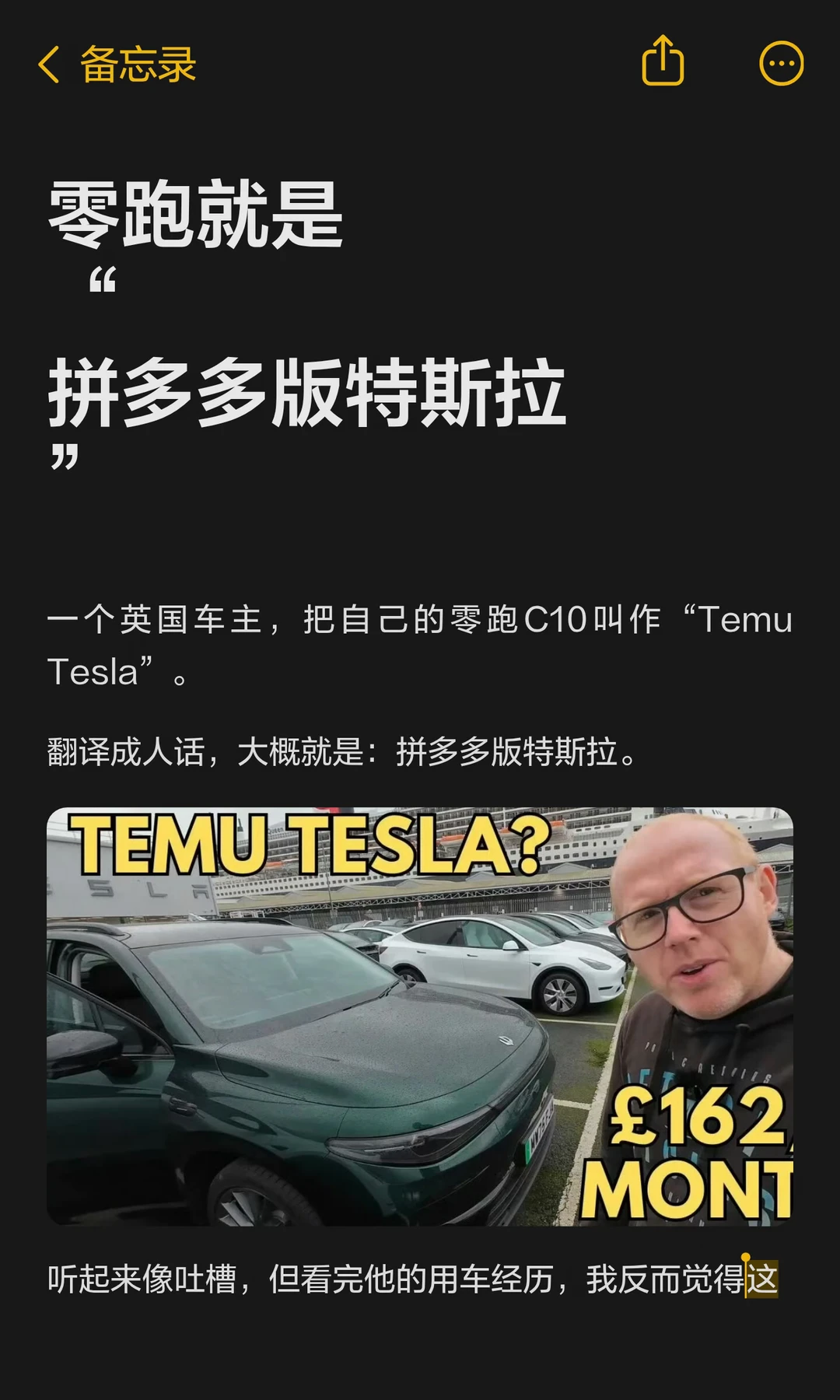 零跑就是“拼多多版特斯拉”