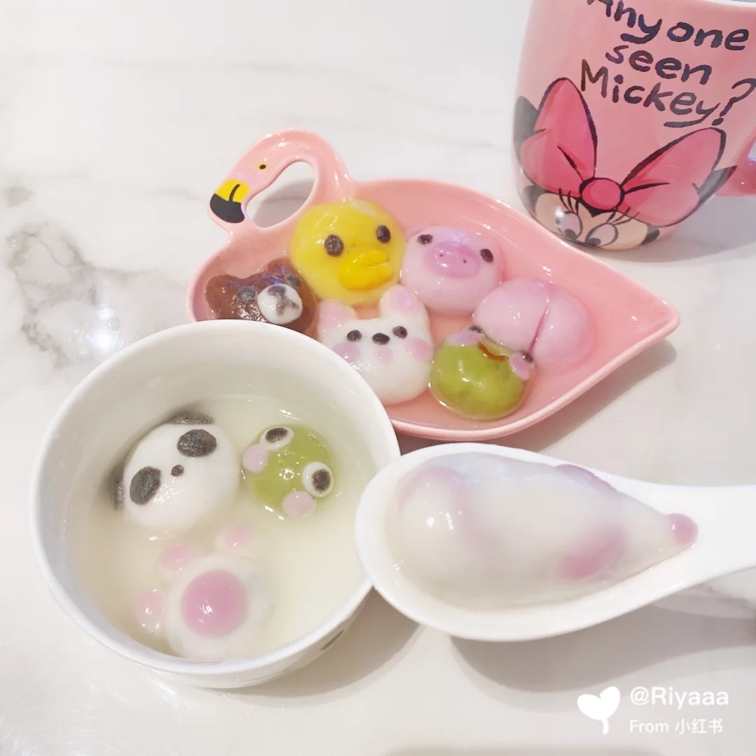 🍡元宵节来一起做简易版可爱的元宵汤圆吧