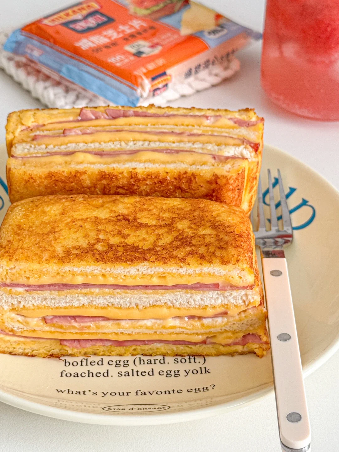 超厚法式爆浆三明治‼️🥪外酥里嫩好吃哭🥹