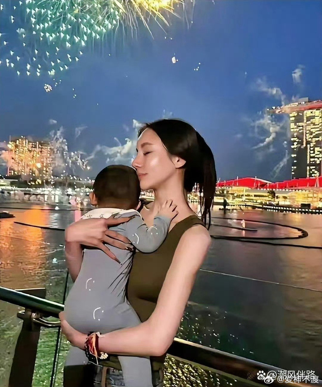 何猷君私生子风波升级，前女友公开晒娃，奚梦瑶一个举动表明态度。 ​