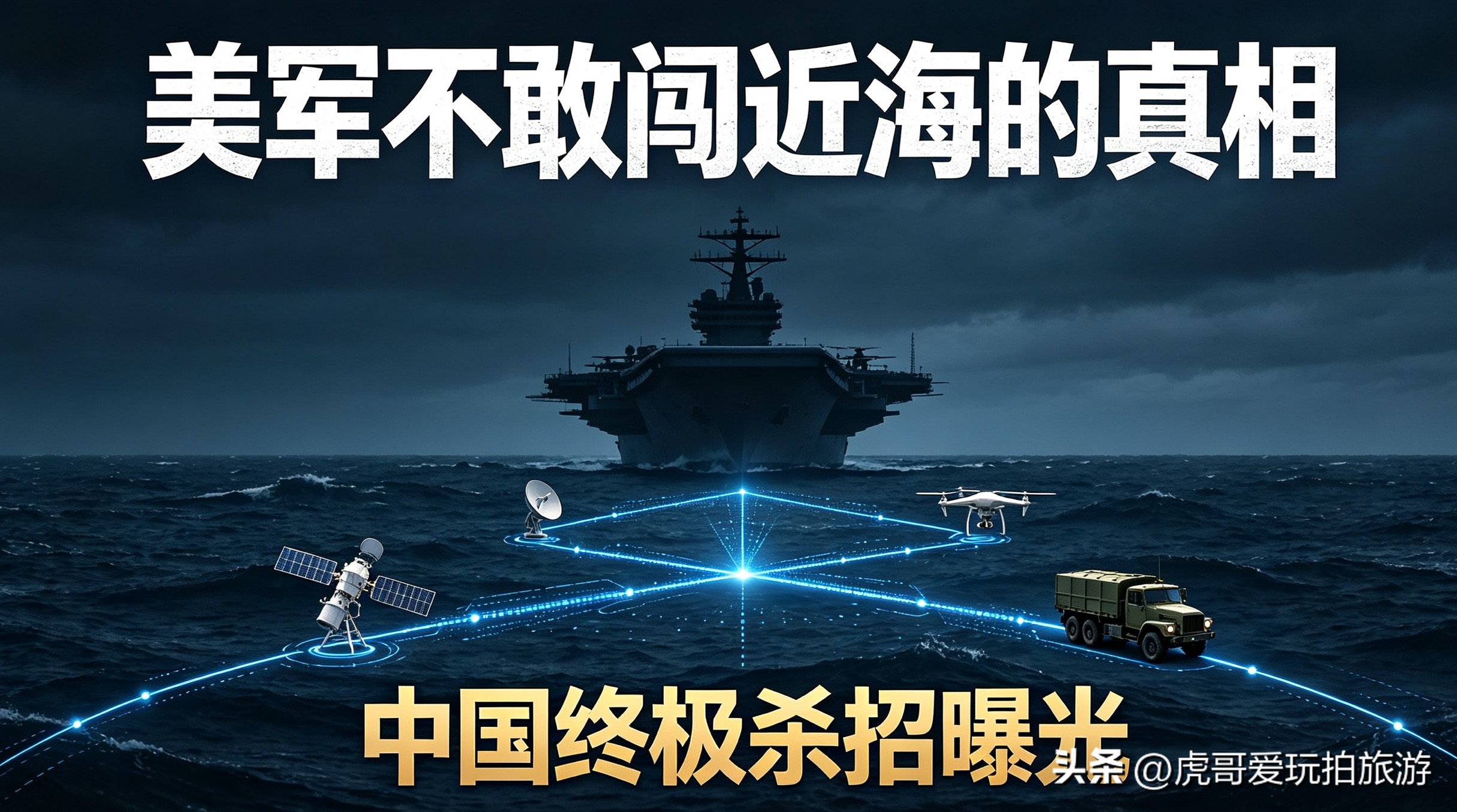 不止东风导弹！中国真正反航母底牌曝光，彻底锁死美军海域霸权

很多人误以为，美军航母不敢在西太平洋肆意挑衅，是忌惮中国水面舰艇实力。事实上，真正让五角大楼投鼠忌器的，并非单一航母或导弹，而是中国成型的全套反航母杀伤作战体系。东风-21仅是其中一环，这张立体底牌，才是彻底终结美军近海霸权的关键。

曾