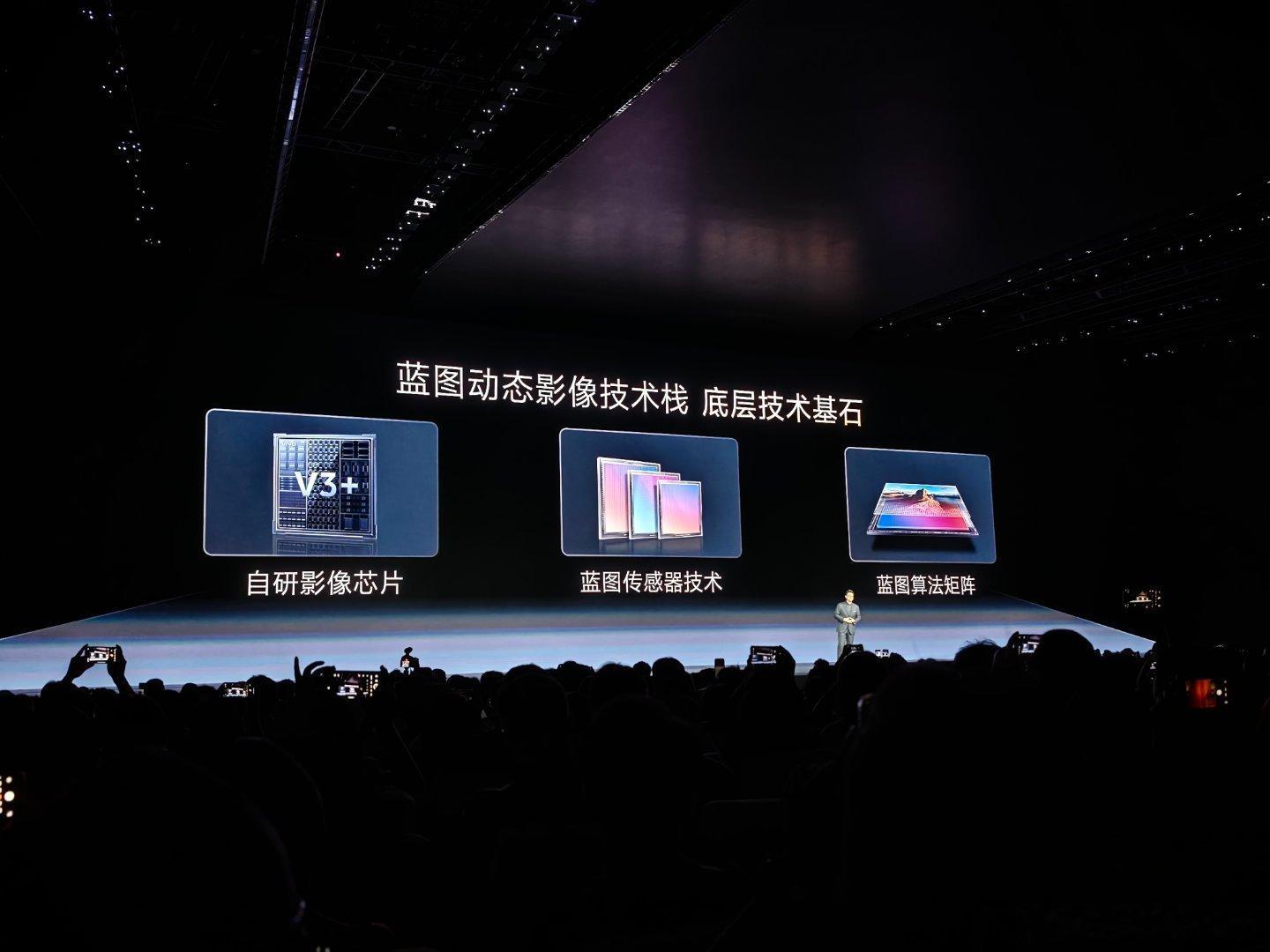 #灭霸500# vivo X500系列发布会开始了， vivo在新品发布会上公布面向未来的影像规划，就是动态影像。蓝图动态影像技术栈，作为支撑手机影像发展的底层技术基石，由自研V3+影像芯片、蓝图传感器技术、蓝图算法矩阵三大模块共同构成。
 
在核心能力层面，这套全新技术栈带来五大影像能力升级，覆盖专业防 ​