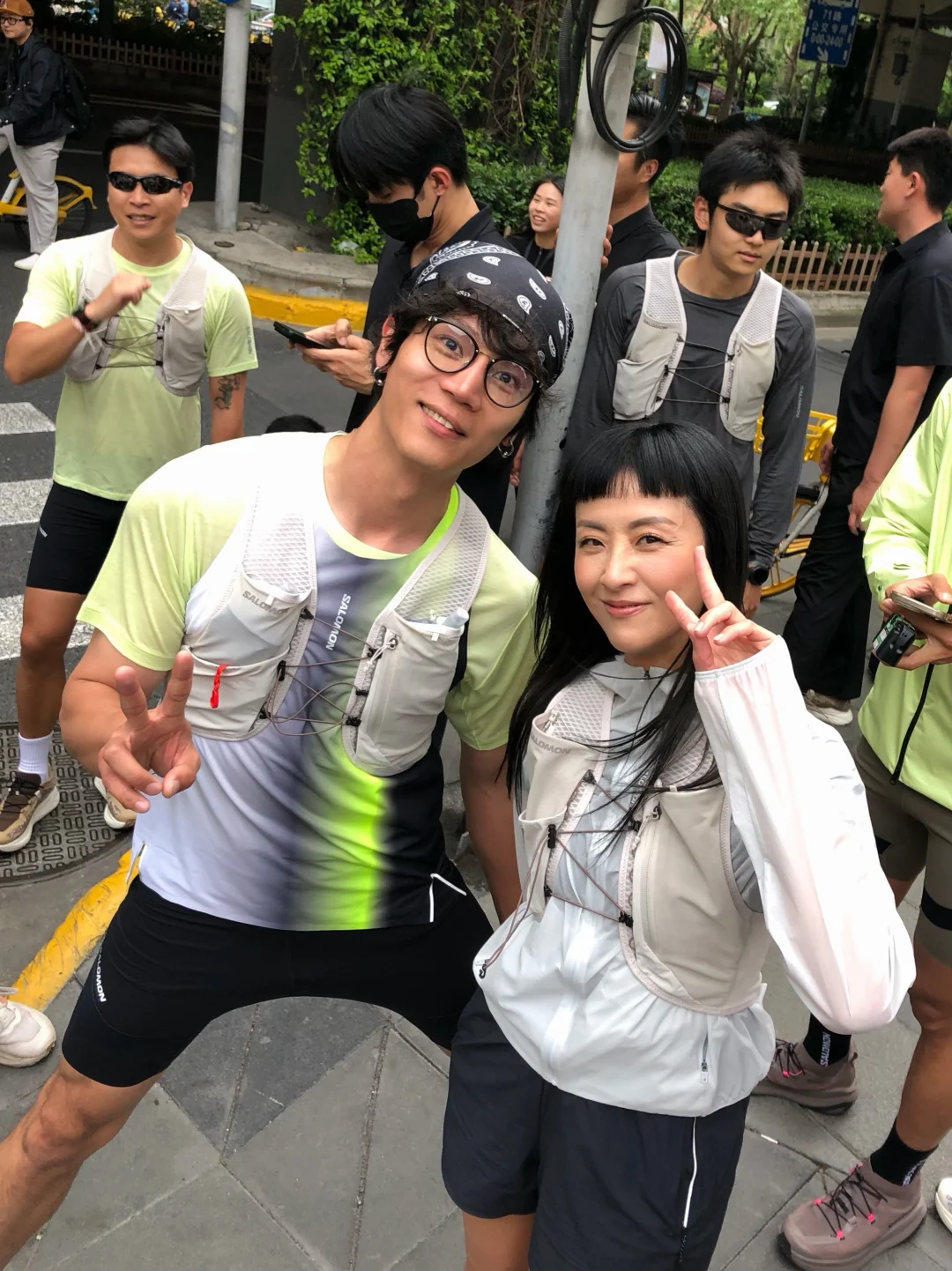 和徐濠萦姐姐一起跑步日🏃