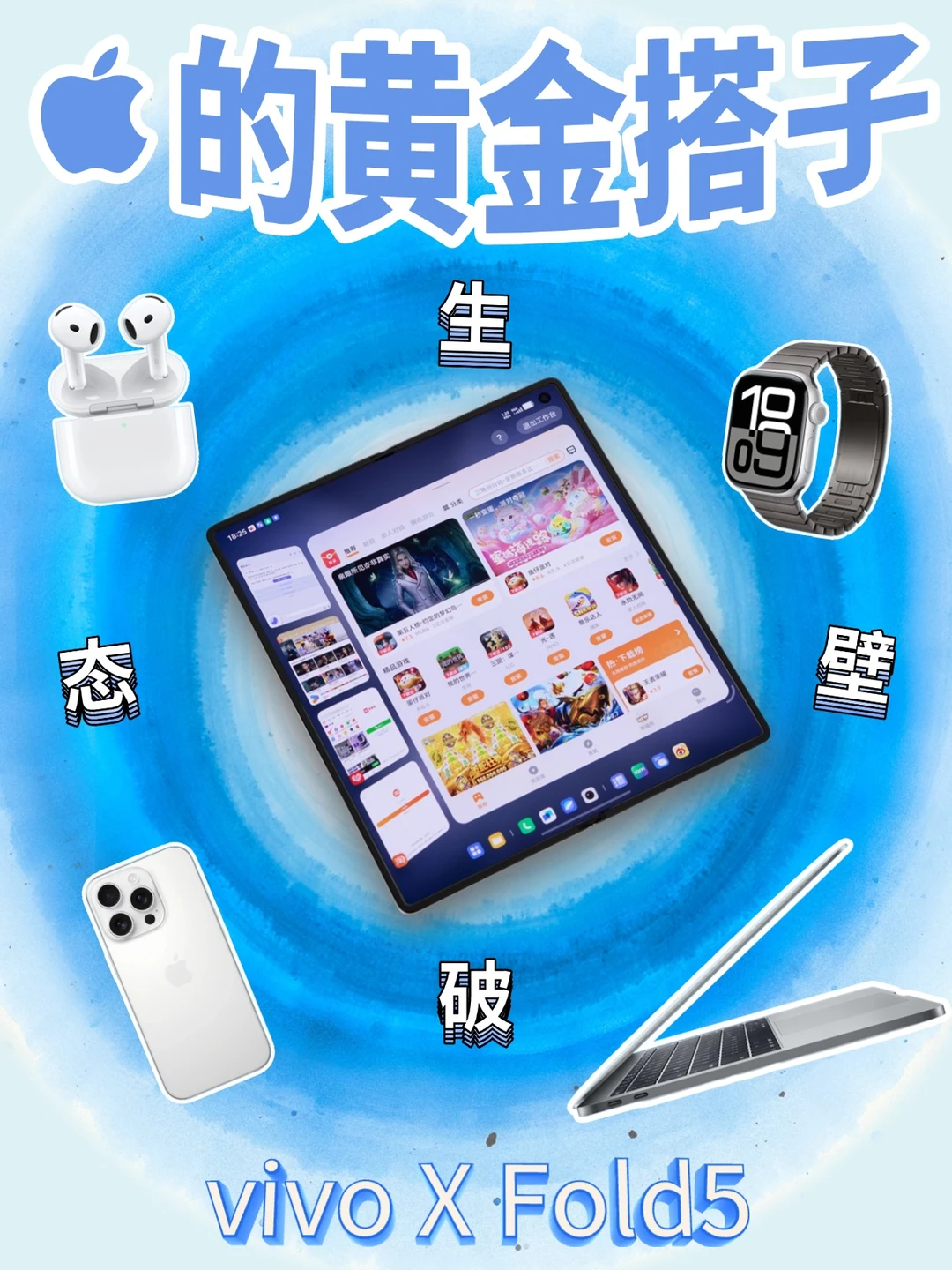 X Fold5｜🍎双机党进❗真·搭子来了