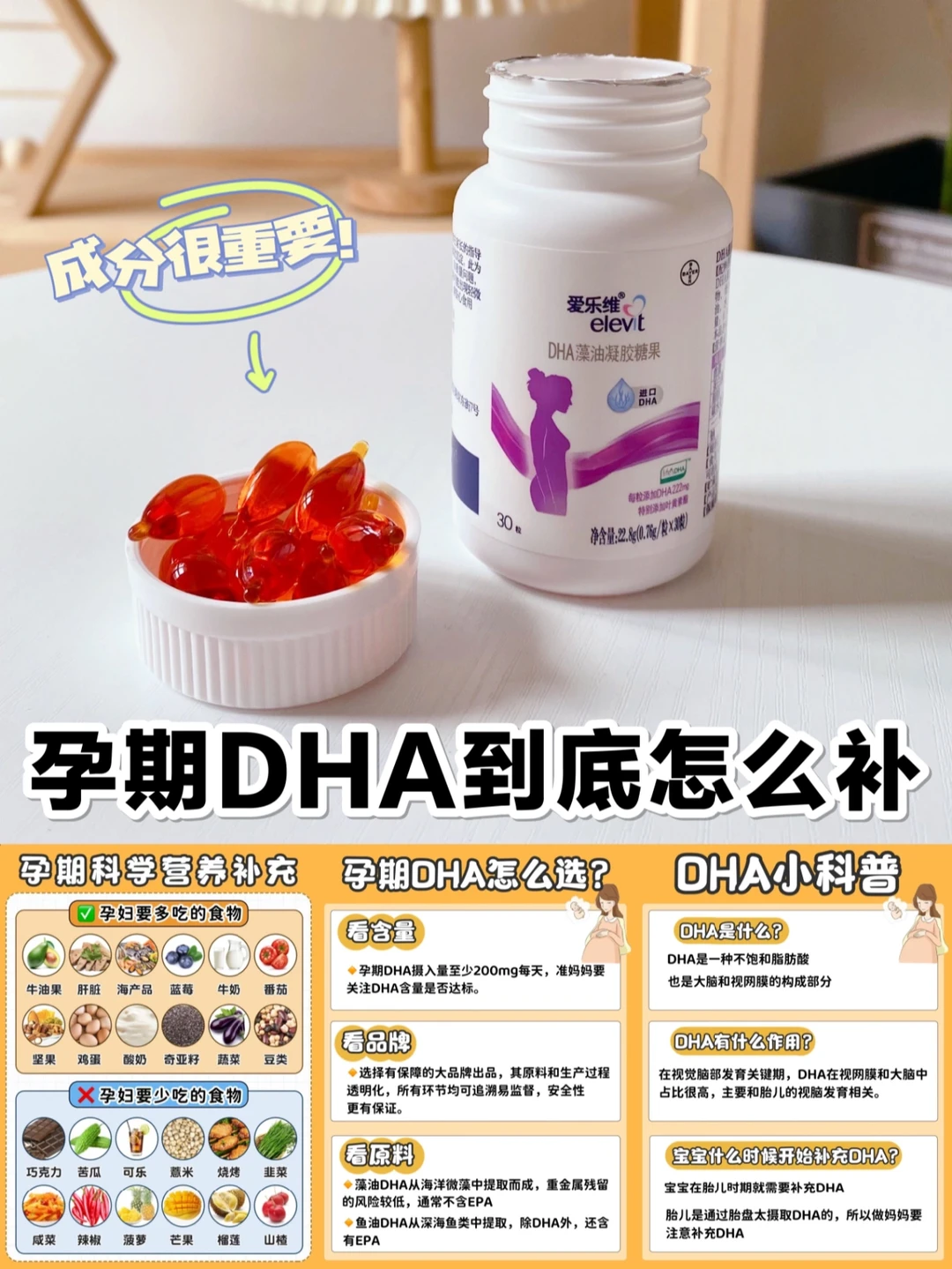 抄作业👉不可错过的孕期DHA的挑选指南✅