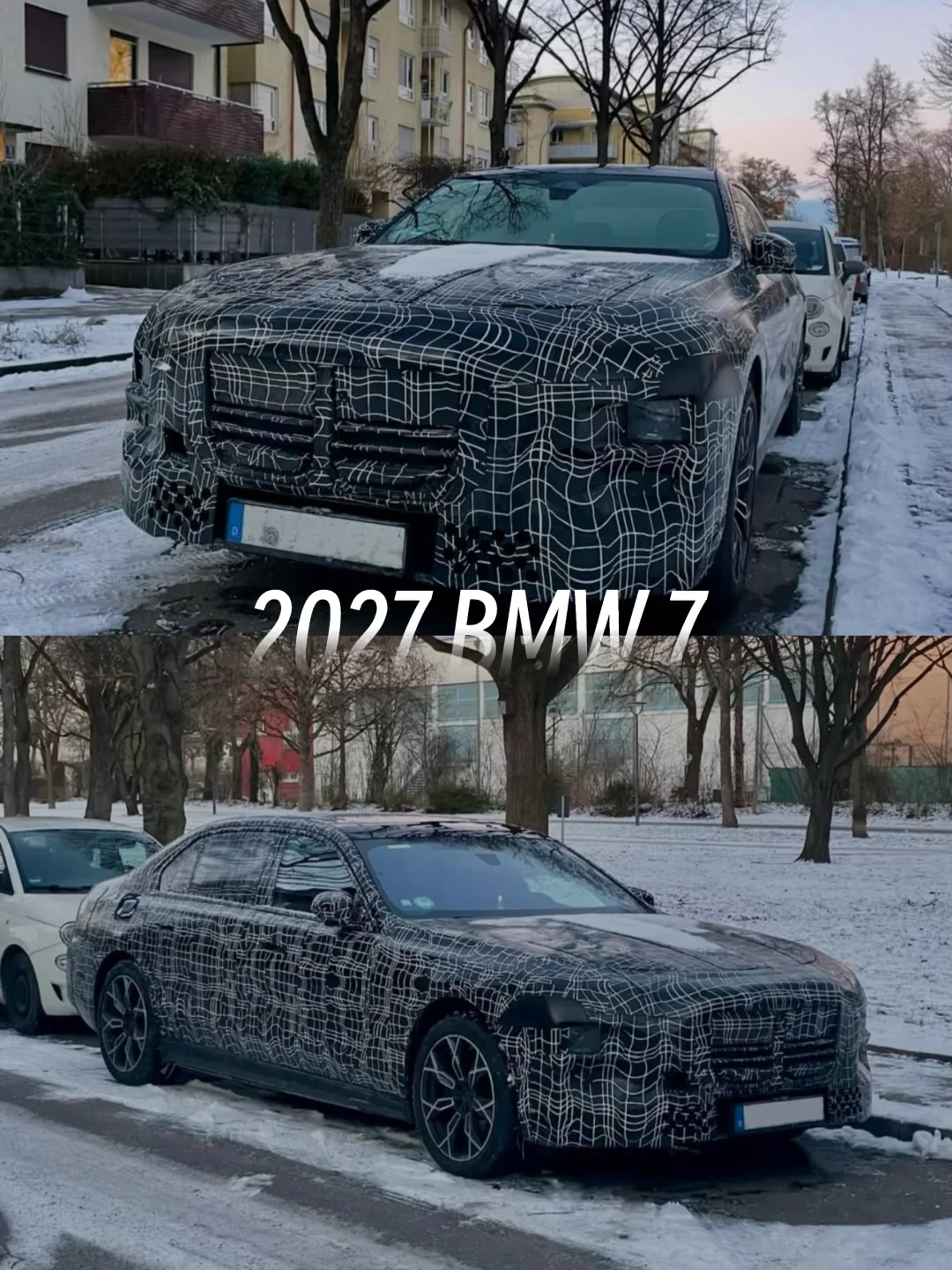 2027款宝马7系谍照曝光