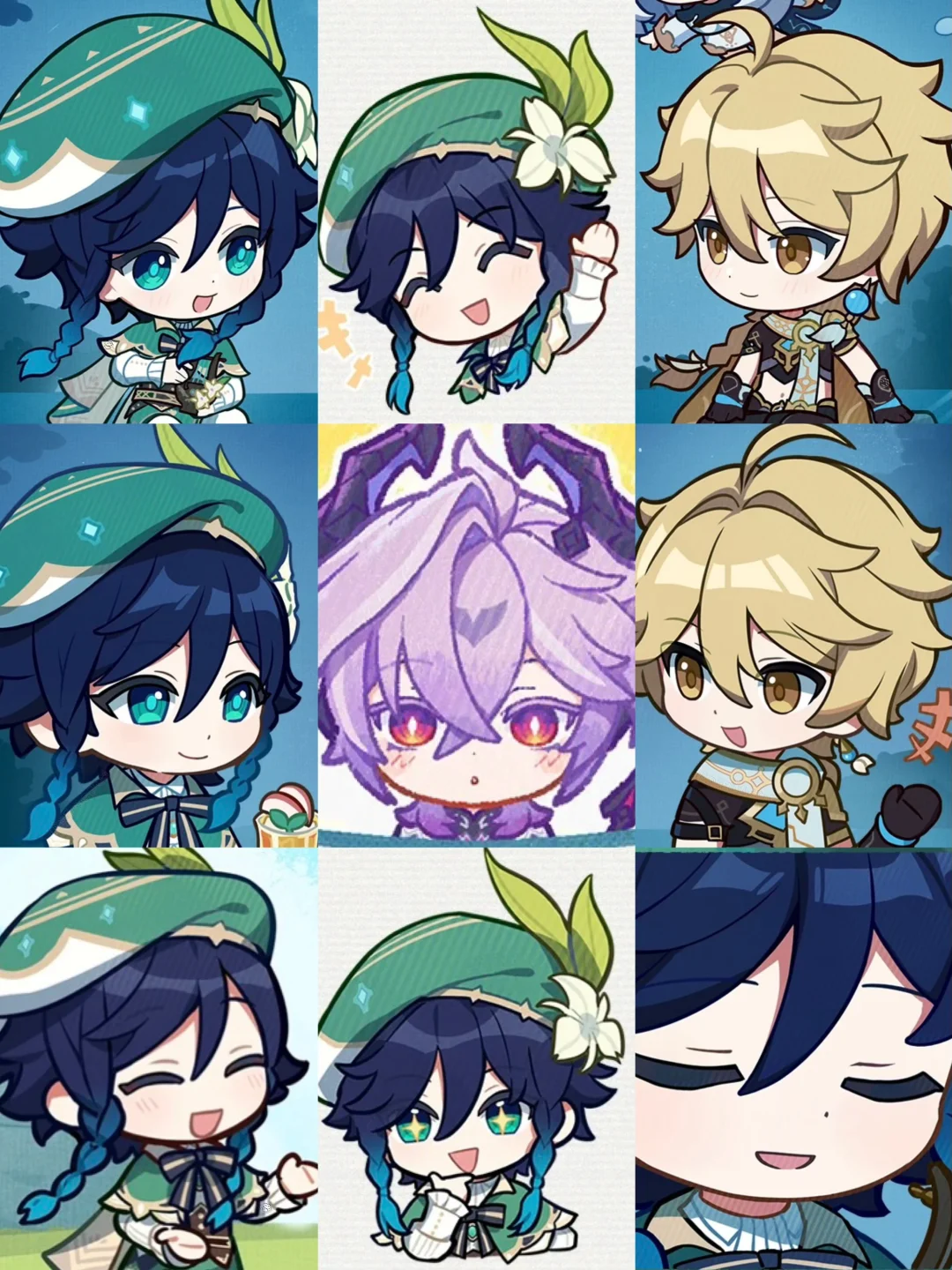 萌萌的很安心！旅行者请用可爱头像