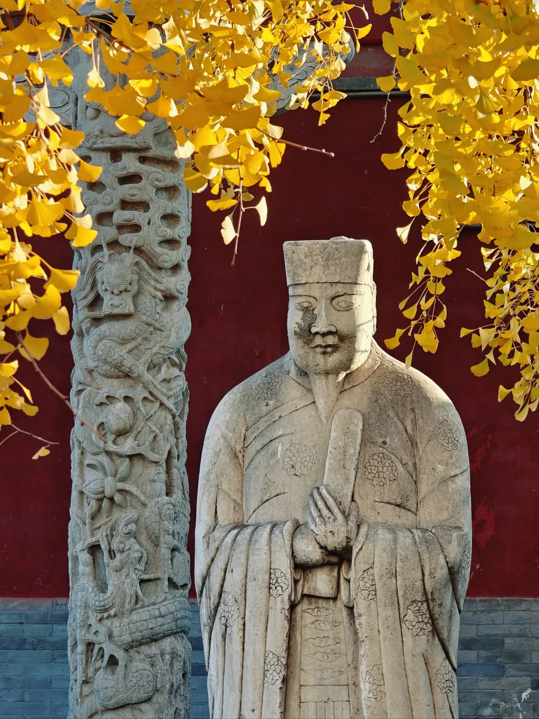 没了银杏叶的五塔寺，也很美（下）