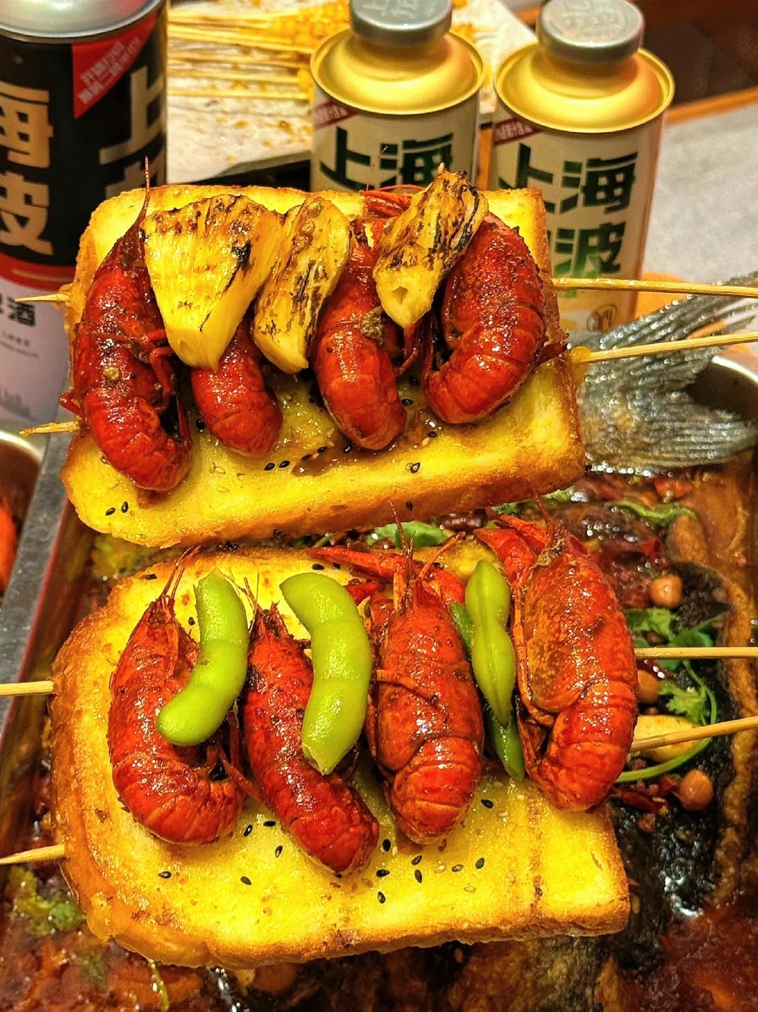 终于吃上了！😋这家烧烤真滴🈶点东西