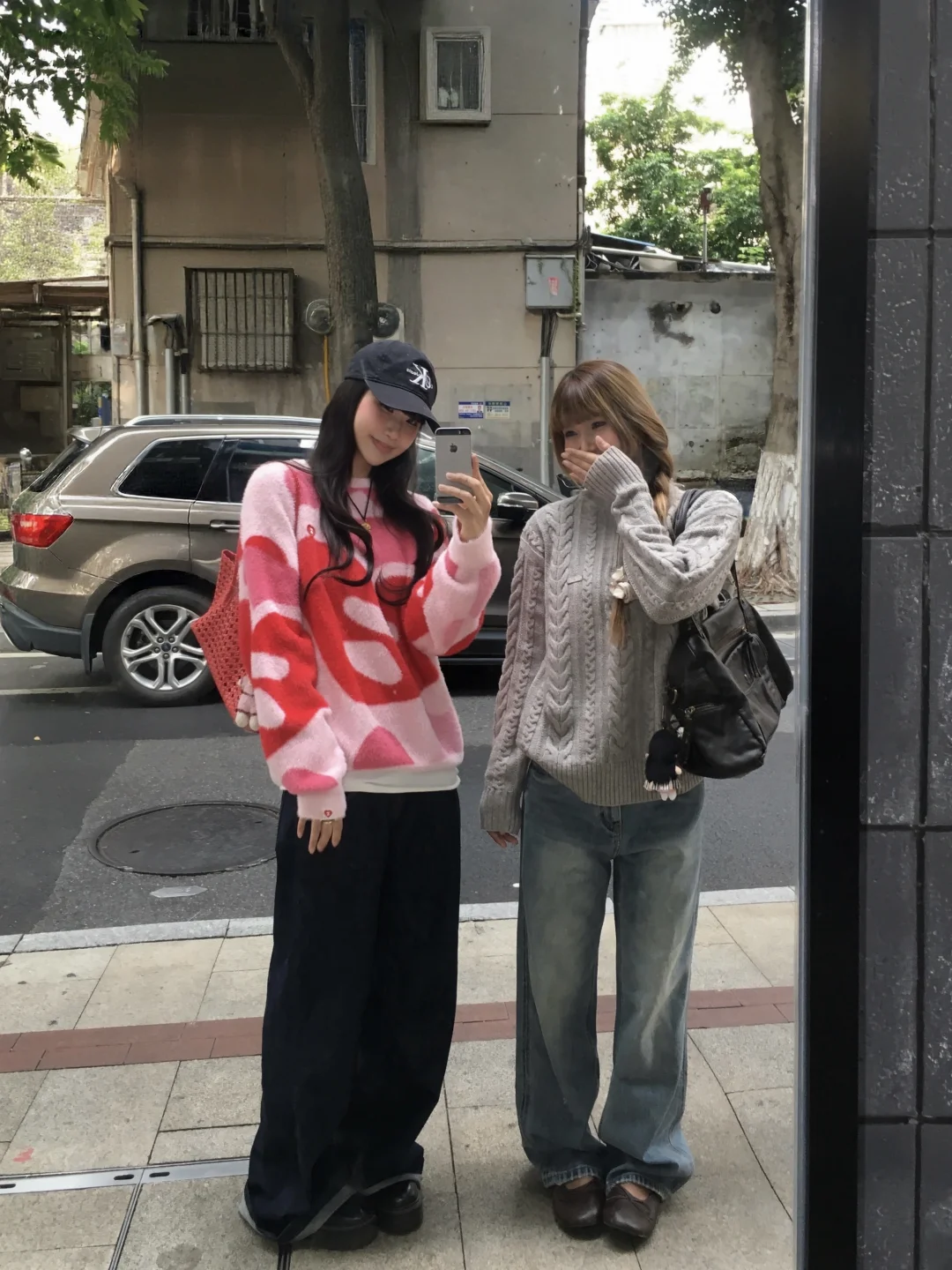 存一些和好朋友的漂亮穿搭～