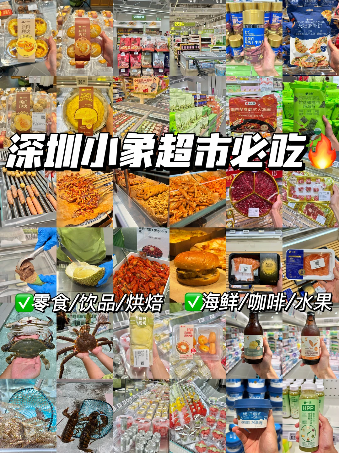 深圳小象超市必吃清单🧾，建议收藏🔥