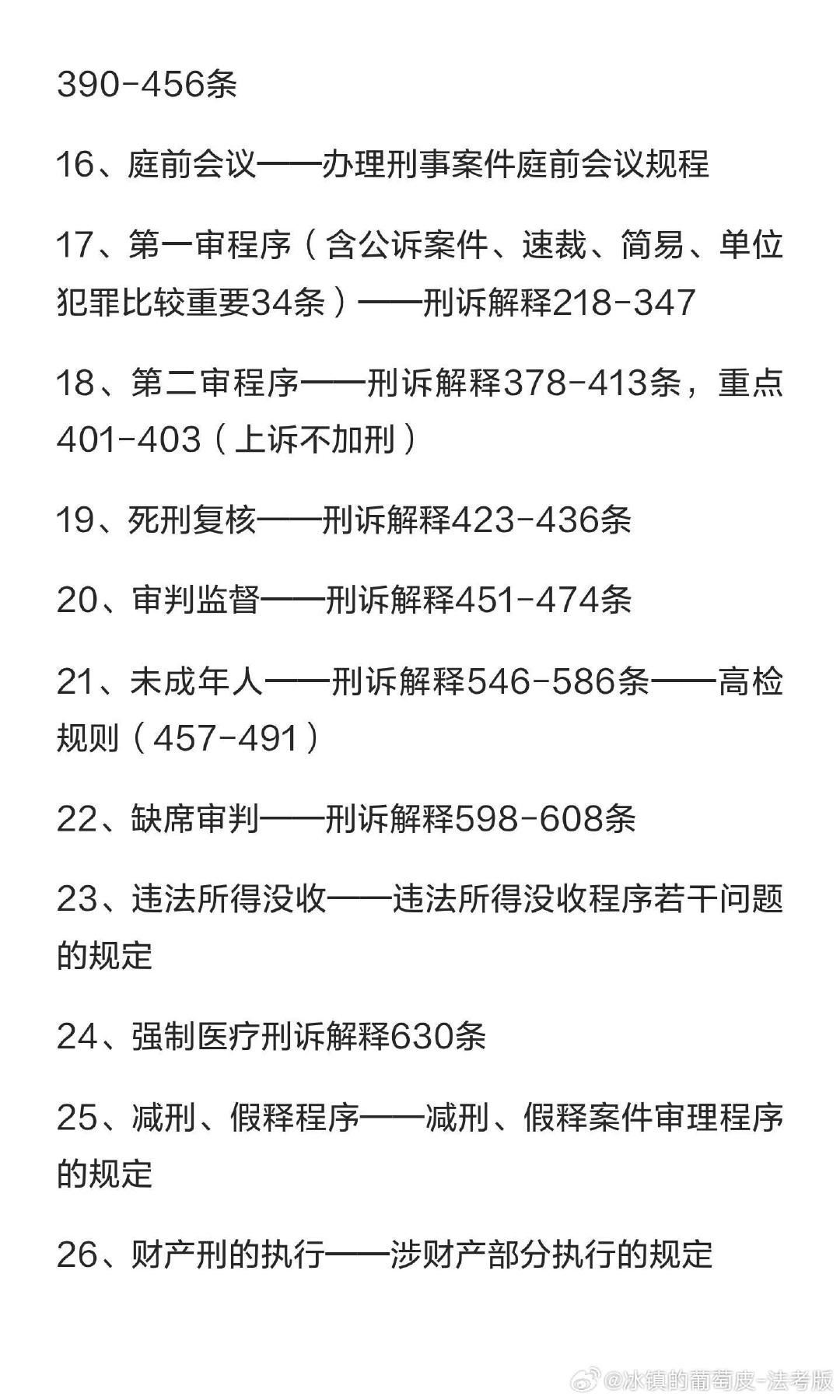 20226法考主观（刑诉重点速记）

#决战法考# ​