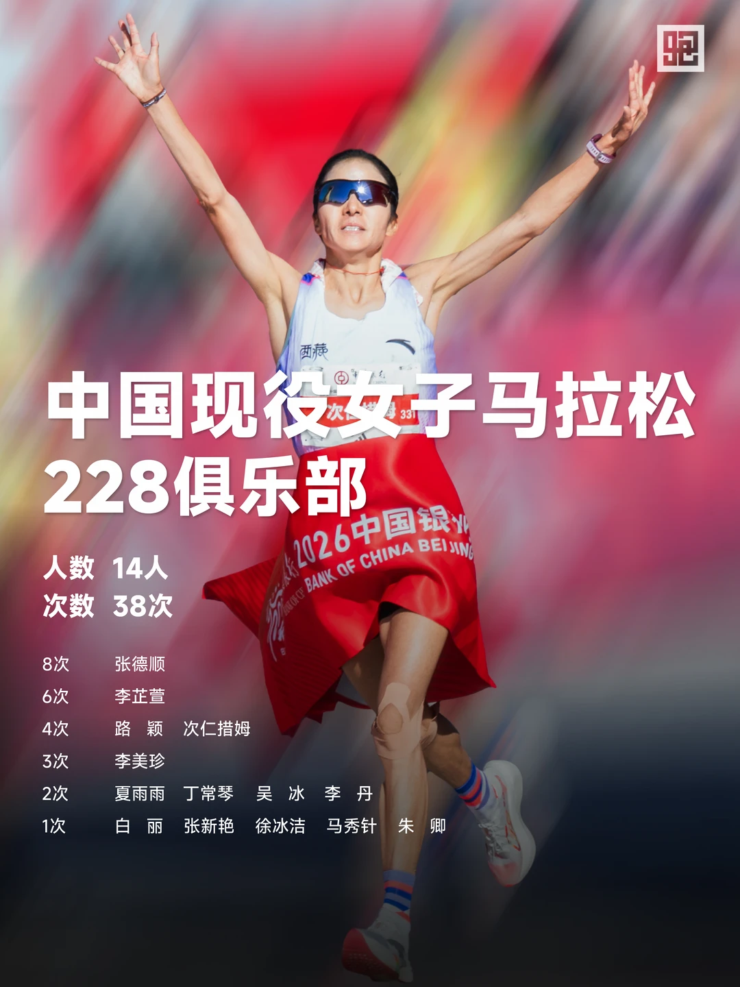 228俱乐部 #中国女子马拉松
