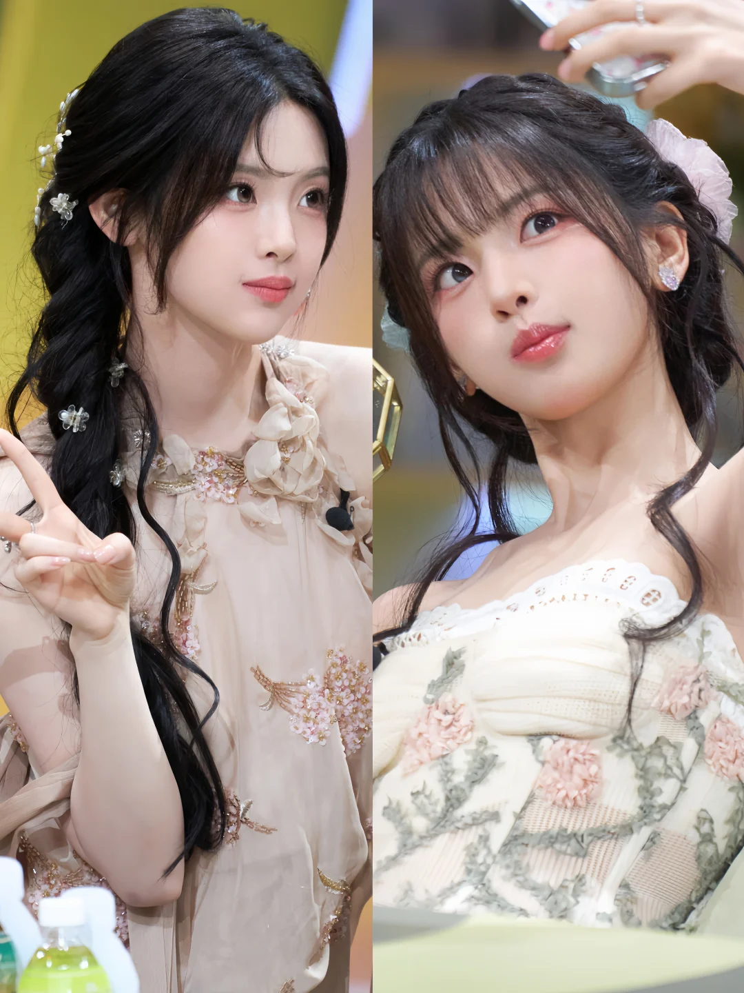 我勒个小花仙。。杨超越这美商真是极高