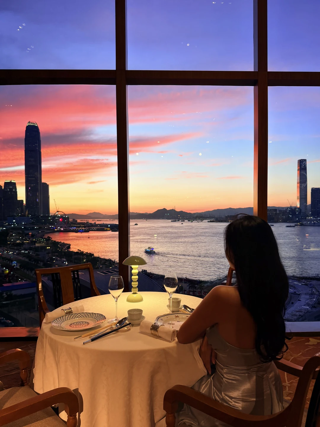7.10实况！香港维港绝美晚霞！！