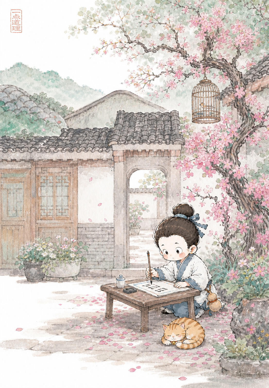 『DeepSeek🐳：

        清道光二十一年（1841年），理学大师唐鉴将自己所著《畿辅水利》及一幅亲笔楷书条幅赠予曾国藩，条幅上写的是：
        “不为圣贤，则为禽兽，只问耕耘，不问收获。善化唐鉴”。
        曾国藩对此联极为推崇，将其悬挂于居室。后来在收入自己的日记时，他略作改动，将其 ​