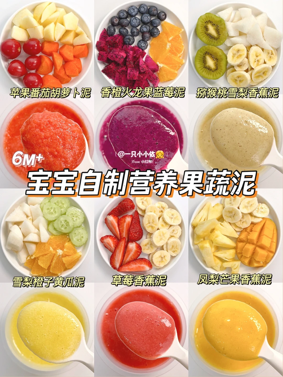 2分钟搞定！宝宝自制营养果蔬泥，润肠通便✅