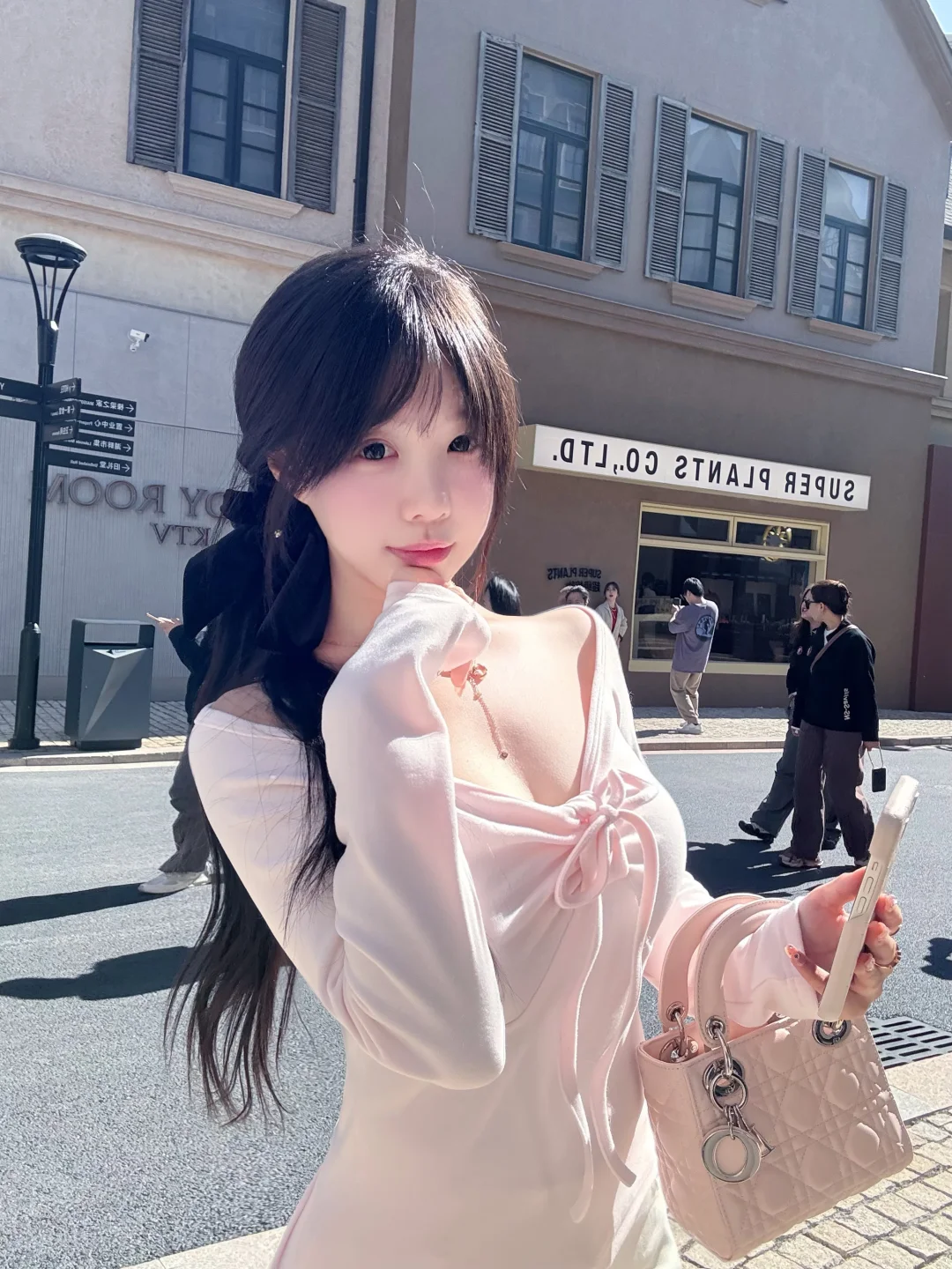 这个造型好像一只冬日垂耳兔🐰！💕～