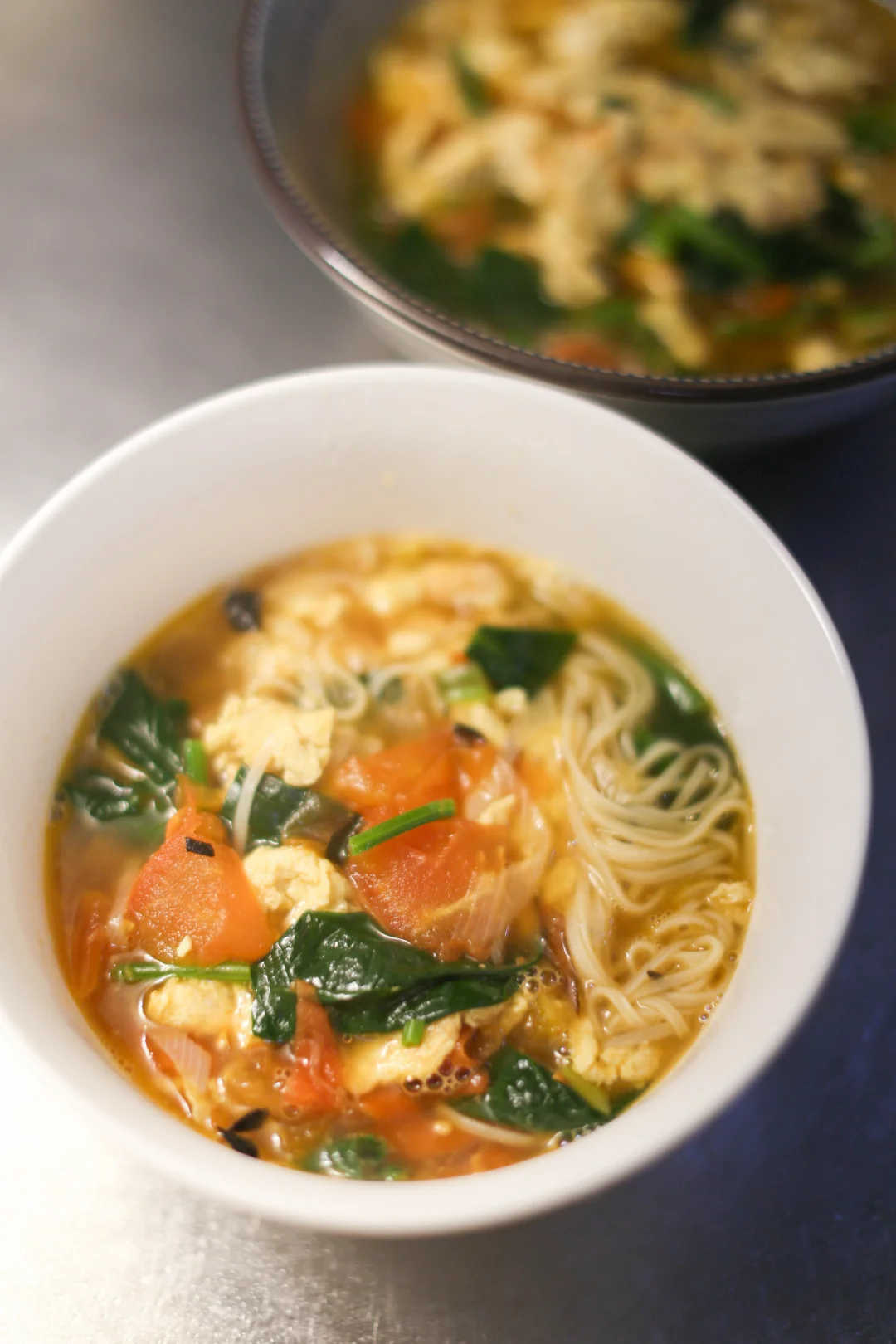 妈妈做了几十年的西红柿鸡蛋炝锅面（368）