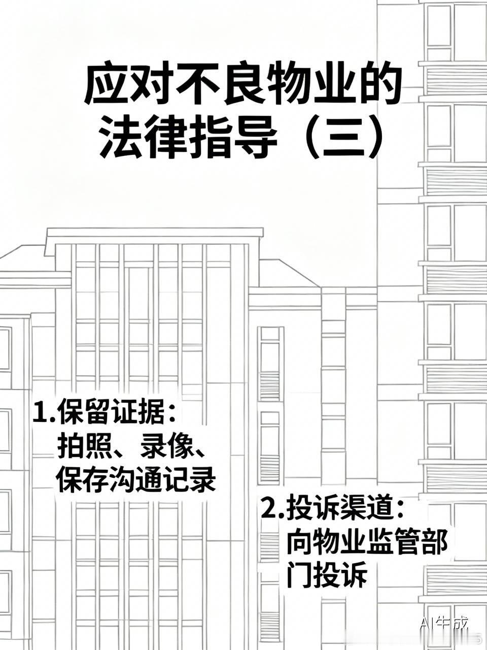 应对不良物业的法律指导（三）

应对不良物业起诉庭审中谨防法官问话陷阱

庭审中法官问的这两个问题千万不要乱回答，一旦回答错了这场官司你必输无疑。很多业主被物业起诉追缴物业费，明明是物业服务敷衍违规在先问题一大堆，可最后败诉的却是业主，还得全额补交物业费。其实大部分业主打物业官司输掉 ​