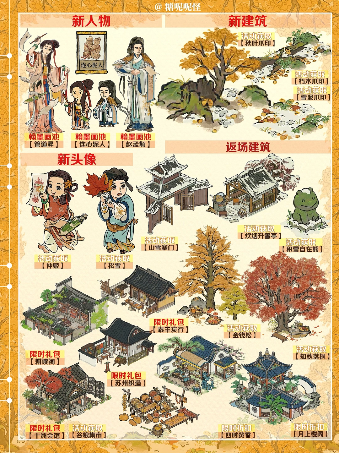 今日起（12月5日）江南百景图活动一览图‼️