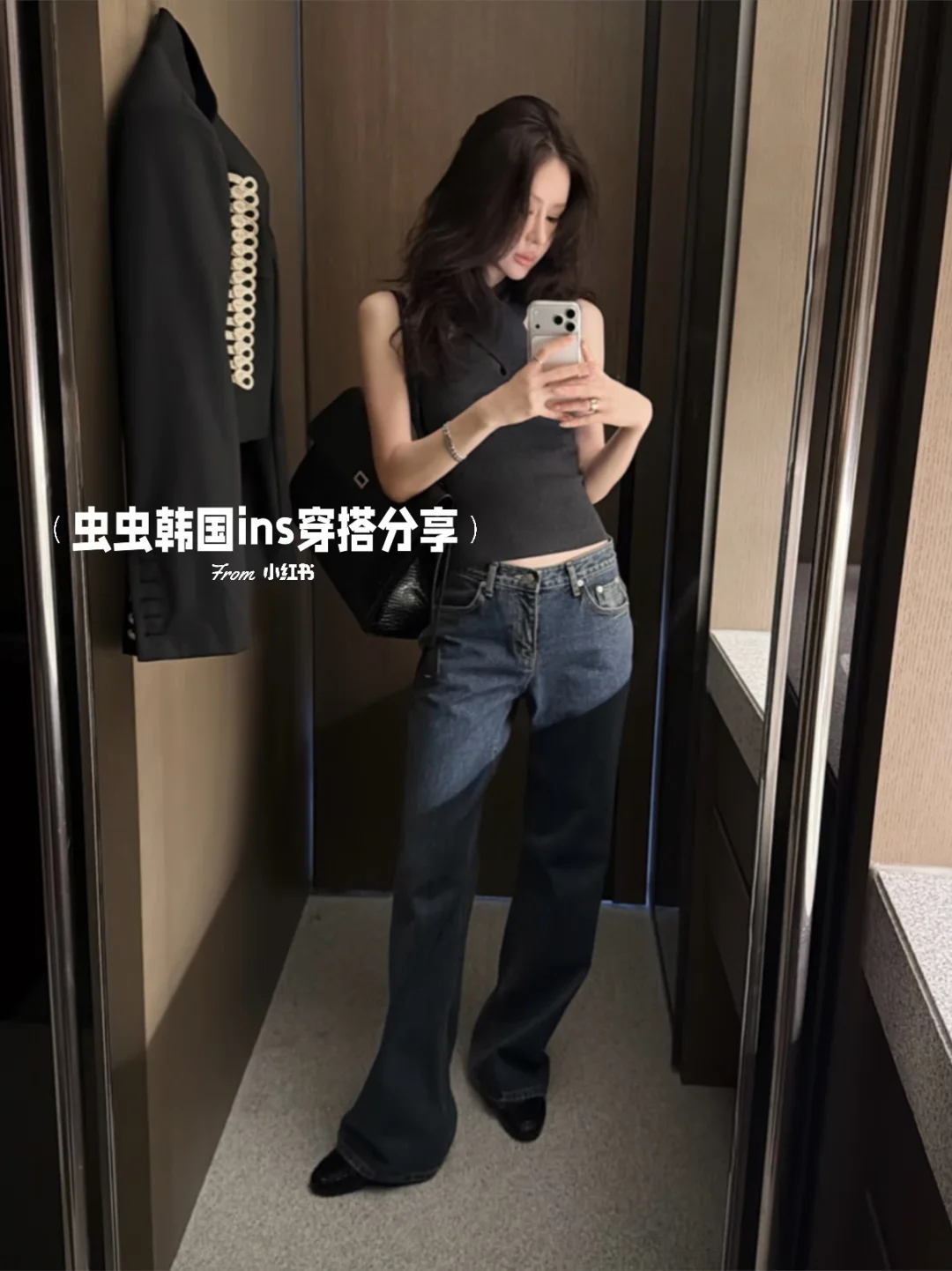 🇰🇷时髦精欧尼的早秋搭配～预定人气款牛仔