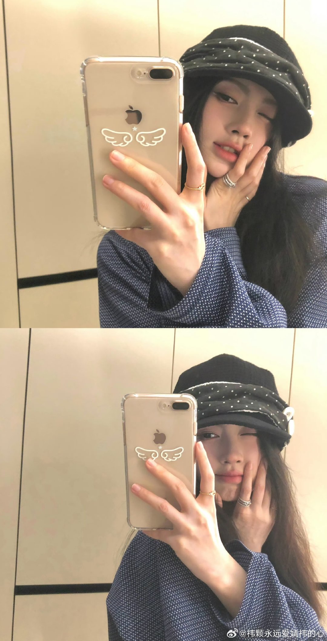 #鞠婧祎[超话]#发帖 姐姐的手机壳美美哒 ​