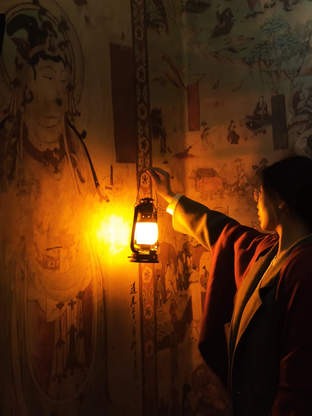 💥南京市中心发现敦煌壁画啦！氛围感拉满