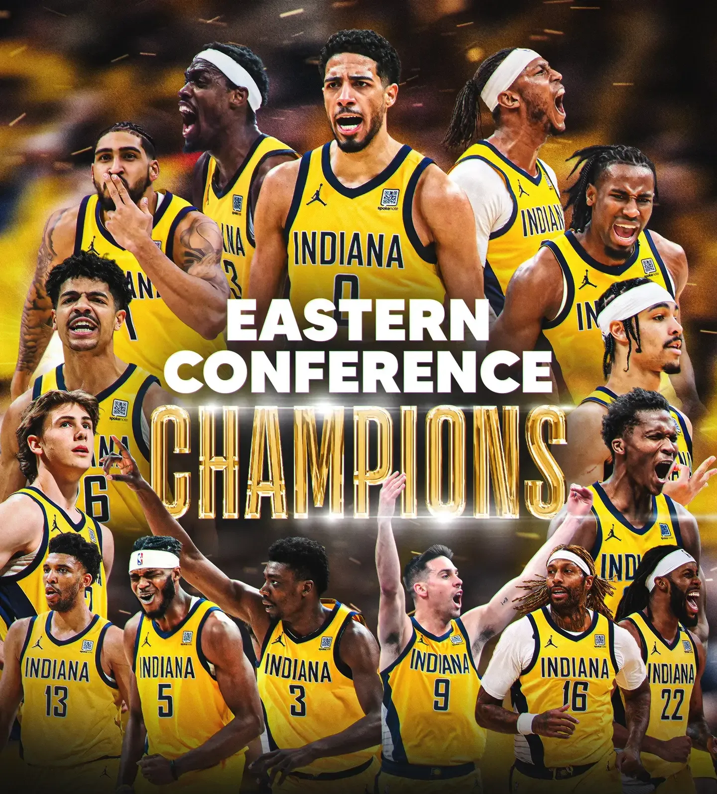 拿下总冠军。我认为步行者队会凭借团队配合和顽强拼搏的精神，在总决赛中...