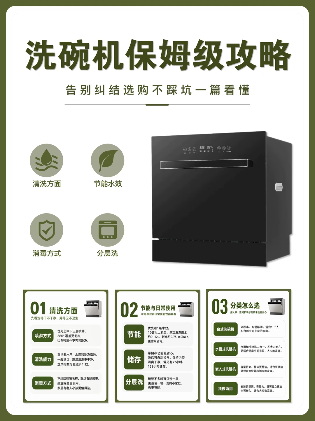看完再入手洗碗机🔥 告别纠结不踩坑