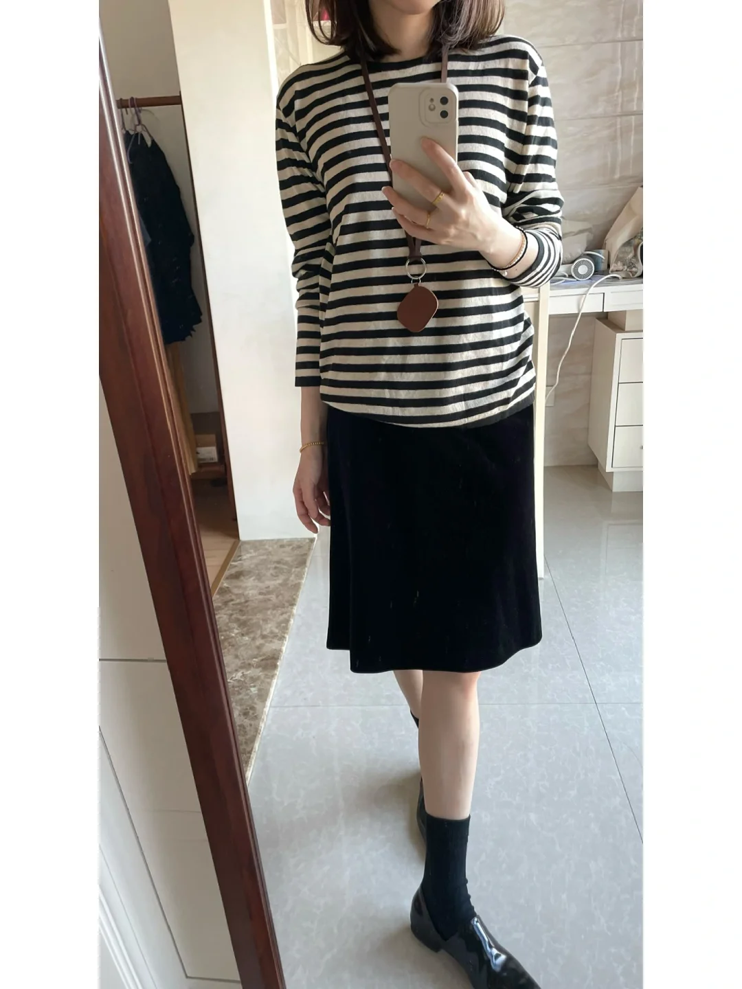 一衣多穿/一件亚麻条纹t有多好搭