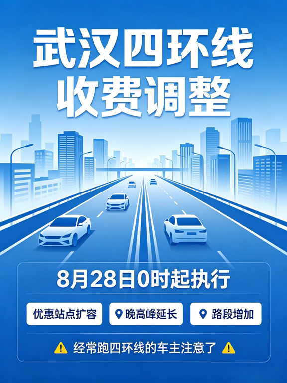 武汉经常跑四环线的宝子注意啦🚗