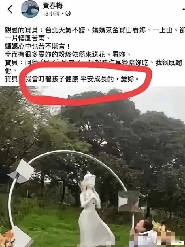大S冥诞，S妈、小S、具俊晔、范范黑人都来了。最让人动容的是玥儿和箖箖，小小年纪，专门给妈妈办法会祈福。大S走时，姐姐才10岁，弟弟8岁，幼年丧母，搁谁身上都是沉甸甸的缺憾。如今玥儿都上国中了，姐弟俩用自己的方式惦记着妈妈。难怪S妈手里那台iPad，装的哪是东西，分明是满溢的爱。孩子懂事得让人心疼，
