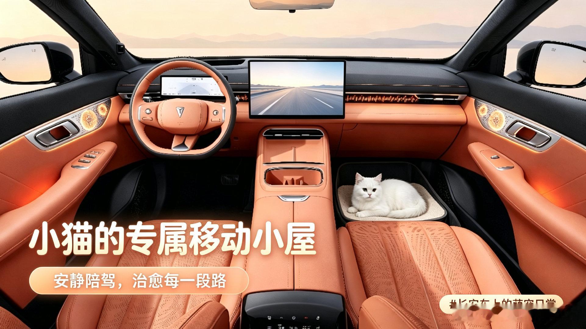 🚗长安车上的萌宠日常✨
把毛孩子装进深蓝的大空间里，
奔赴一场治愈的短途出游。
宽敞后排，柔软座舱，
让每一段旅途，都有小可爱相伴🐶
 #长安汽车##长安车上的萌宠日常##深蓝汽车##深蓝s07# ​