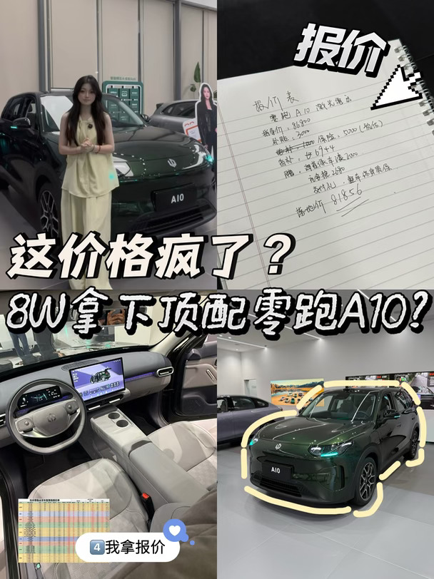 拿下纯电suv零跑a10只要这个数？？