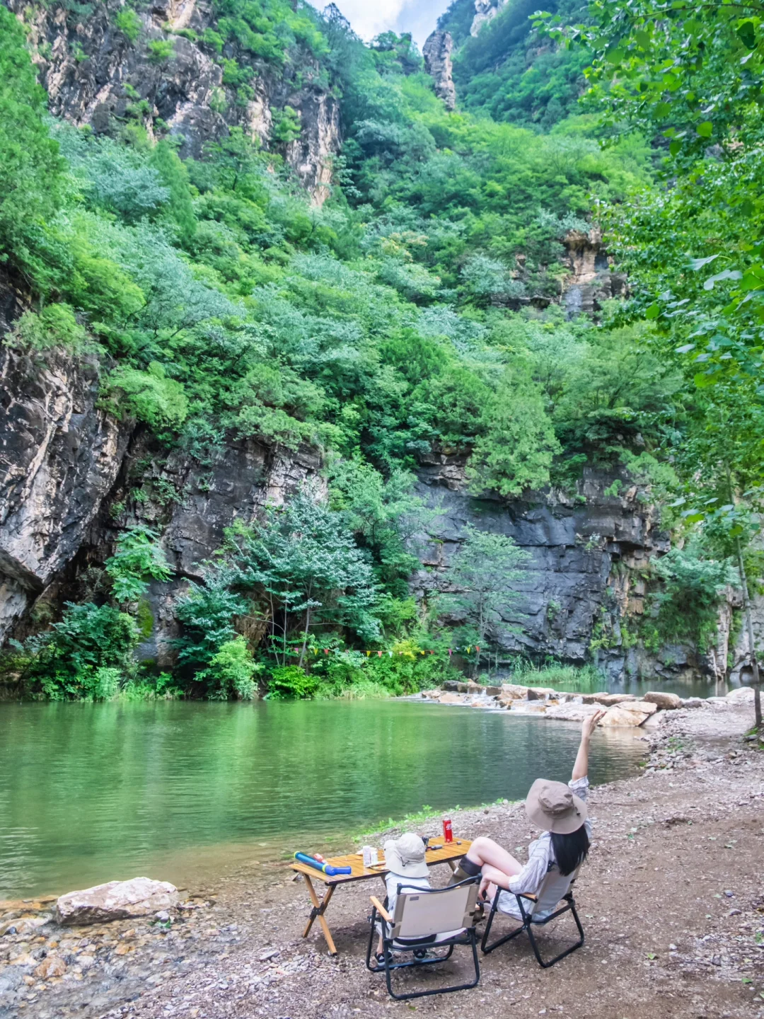 人少景美‼️北京2h山谷露营⛺️烧烤钓鱼桨板✅