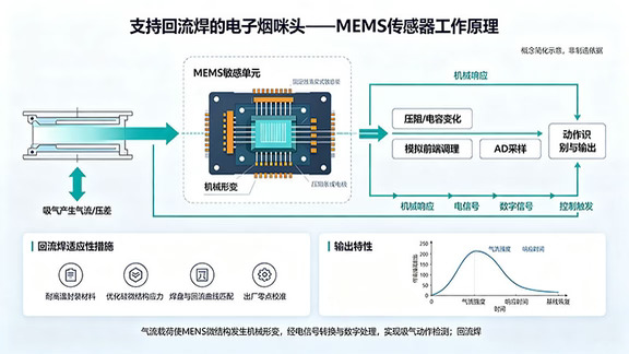 MEMS电子烟咪头为何能过回流焊