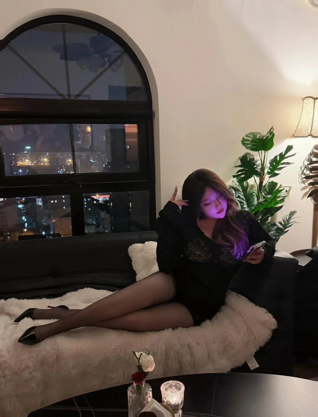 黑丝 红底这才是完美身材  ＃＃＃美女