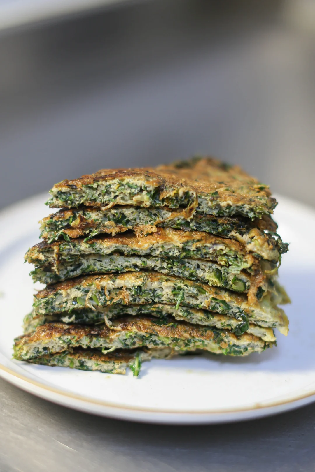 夏日里解暑降火天然野菜做法｜蒲公英鸡蛋饼